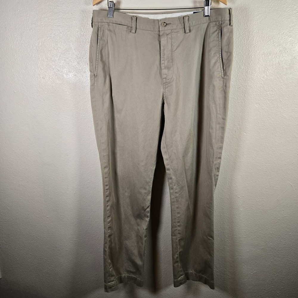 Polo Ralph Lauren Pants Mens 36x32 Beige Polo Chino Classic‎ Fit Straight Leg